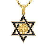 wholesale Gold Star Of David Necklace 925 Sterling Silver Cross/lion/eagle/dragon/phoenix/celtic Knot Pendant Jewish Jewelry Christmas Gifts For Men Women -style_name:Dragon