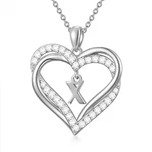 Heart Initial X
