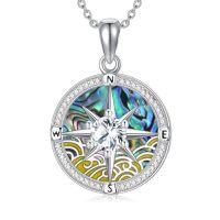 wholesale TOUPOP 925 Sterling Silver Tree Of Life Pendant Necklace Protection Necklace Amulet Necklace Ancient Egyptian Greek Mythology Jewelry Gifts For Men Women -style_name:4-Compass