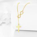 wholesale 14k Gold Celtic Cross Pendant Necklace Wholesale Elegant Design-0-2