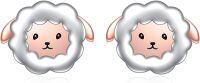 wholesale 925 Sterling Silver Sheep Stud Earrings - Adorable Animal  for Her-Sheep