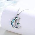 wholesale 925 Sterling Silver Abalone Shell Star Pendant Necklace for Women-0-1