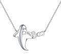 wholesale 925 Sterling Silver Ghost Pendant Boo Necklace Halloween Gifts for Women-0-0