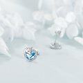wholesale 925 Sterling Silver & Crystal Unicorn Stud Earrings - Elegant, Hypoallergenic, Gift Boxed (9mm)-0-2