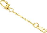 wholesale 14K Gold (Au585) Nickel-Free Hypoallergenic Jewelry Extender Chain - 1/2/3 Inch-Style 7