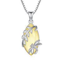 wholesale 925 Sterling Silver Pendant With Blue Turquoise Dragonfly Design-Nov