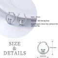 wholesale 925 Sterling Silver Frog Huggie Hoop Earrings for Sensitive Ears-0-5