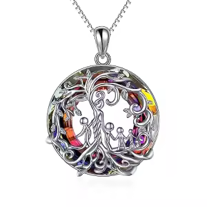 D-Mother and 4 Child-Volcano Crystal