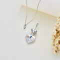 wholesale 925 Sterling Silver Heart Cremation Jewelry Pendant Forever in My Heart Keepsake Memorial Necklace w/Funnel Fillers-0-4