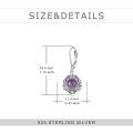 wholesale 925 Sterling Silver Earrings Wholesale With Blue Gemstone Drop-0-39