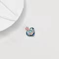 TOUPOP Sterling Silver Crystal Rose Flower Love Heart Necklaces Jewelry Gifts-0-4