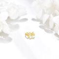 wholesale Gold Leaf Design Non-Piercing Ear Wrap Ring for Women-0-3