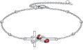 wholesale 925 Sterling Silver Cross Bracelet with Ladybug Charm for Women Birthday Gift for Mom-0-1