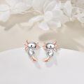 wholesale 925 Sterling Silver Axolotl Stud Earrings - Unique Gift for Her-0-2