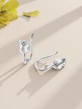 wholesale TOUPOP Tulips Earrings Sterling Silver Tulips Flower Climber Crawler Earrings Flower Tulips Jewelry Tulips Gifts Christmas Xmas Birthday Gifts For Her Women Mom Grandma -0-2