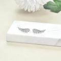 wholesale 925 Sterling Silver Wing Stud Earrings with Musical Notes for Women and Girls-0-3