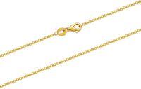 wholesale 14K Yellow Gold Durable Strong Real Cuban Link Curb Chain 0 8 2 6mm-18inch 1.2mm Rolo Chain
