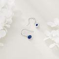 wholesale  Sterling Silver Moonstone Onyx Agate Lapis Larimar Opal Dangle Earrings -0-28