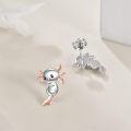 wholesale 925 Sterling Silver Axolotl Stud Earrings - Unique Gift for Her-0-3