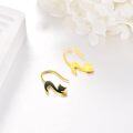 wholesale 925 Sterling Silver Black Onyx Cat Drop Earrings for Women Girls Gifts -0-2