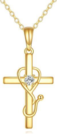 wholesale 14K Gold Genuine Rainbow Moonstone Hummingbird Pendant Necklace Natural Gemstone June Birthstone Jewelry for Women-Style B