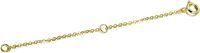 wholesale  Gold 10K 2 3 4 Inch Dainty Durable Chain Extender for Jewelry ( chars)-2 Inches Yellow Gold