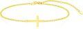 wholesale Gold Religious Cross Bracelet for Women - 7 inches Long -0-0