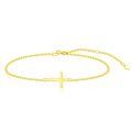 wholesale Gold Religious Cross Bracelet for Women - 7 inches Long -0-0