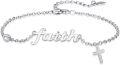 wholesale 925 Sterling Silver Faith Cross Charm Bracelet - Religious Jewelry for Women-0-0