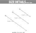 wholesale  Gold 10K 2 3 4 Inch Dainty Durable Chain Extender for Jewelry ( chars)-0-27