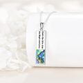 wholesale 925 Sterling Silver Pendant Necklace God Is Greater Than Highs And Lows Abalone Shell-0-2