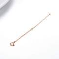 wholesale 14k Rose Gold Chain Bracelet Wholesale With Heart Charm-0-12