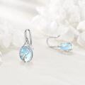 wholesale 925 Sterling Silver Blue Opalite Swirl Drop Earrings for Women-0-4