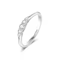 TOUPOP 925 Sterling Silver/10k/14k/18k Gold Moissanite Personalized Wedding Couples Rings Set-0-4