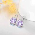wholesale Sterling Silver Austrian Crystal Hypoallergenic Leverback Earrings Women s Gift-0-13