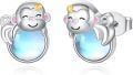 wholesale 925 Sterling Silver Monkey Opal Stud Hoop Earrings for Girls and Women-0-0