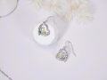 wholesale 925 Sterling Silver Swan Heart-Shaped Drop Earrings - Hypoallergenic Gift for Her-0-2