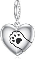 wholesale 925 Sterling Silver CZ Cat Paw Charm Bracelet for Women Men, Dangle Pet Lover Gift for Her Him, Hypoallergenic Nickel-Free Jewelry for Valentine Mother's Day-0-0