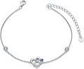 wholesale Sterling Silver Birthstone Stethoscope Bracelet for Women Nurse Doctor Gift-0-0