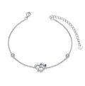 wholesale 925 Sterling Silver Birthstone Stethoscope Bracelet for Women Nurse Doctor Gift-0-0