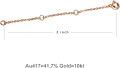 wholesale  Gold 10K 2 3 4 Inch Dainty Durable Chain Extender for Jewelry ( chars)-0-4