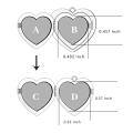 wholesale 925 Sterling Silver Heart Photo Locket Necklace I Love You To The Moon And Back-0-5