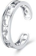 wholesale 925 Sterling Silver Adjustable Open Ring Trendy Jewelry Gift for Women Christmas Birthday Engagement Wedding-0-0