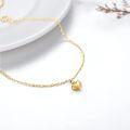 wholesale 14K Gold Heart Charm Ankle Anklet for Women - Adjustable Length (9-12 Inches)-0-3