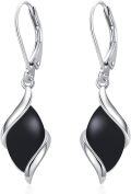 wholesale 925 Sterling Silver Tiger Eye Twist Drop Dangle Earrings for Women-0-24
