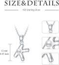 wholesale Sterling Silver Pearl Dainty Initial Necklace for Women-0-4