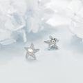 wholesale 925 Sterling Silver Starfish Freshwater Cultured Pearl Stud Earrings for Women-0-2