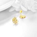 wholesale 14k Gold Cute Elephant Stud Earrings-0-2