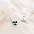 wholesale 925 Sterling Silver Hypoallergenic Cool Shark Stud Earrings  for Women-0-4