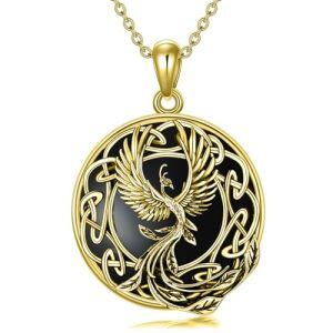 Gold Phoenix Necklace